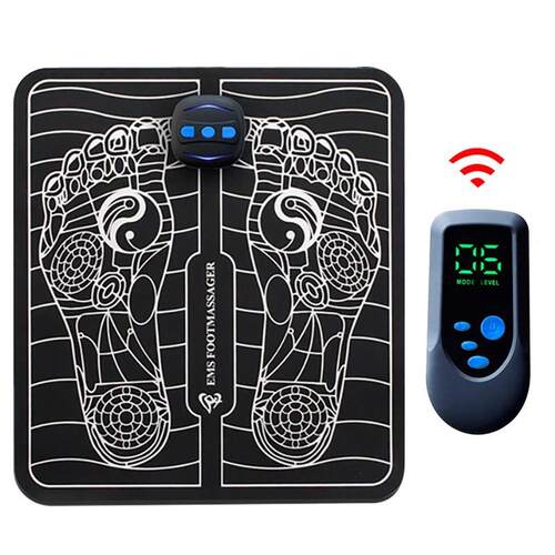 Electric EMS Foot Massage Pulse Acupuncture Mat Cushion Impr