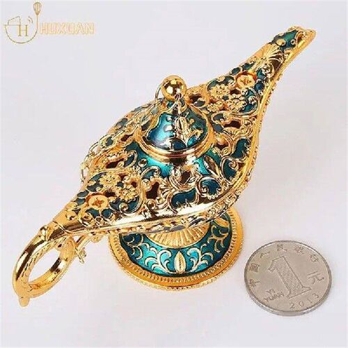 Vintage Legend Lamp Magic Genie Wishing Ligh Tabletop Decor