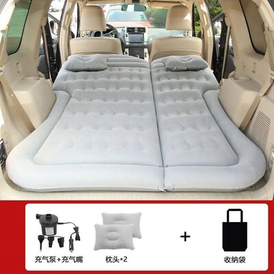 175*130cm Car Travel Bed Automatic Inflatable Flocking Cloth