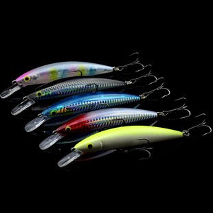 路亚饵米诺浮水远投20克海钓鲈鱼饵钢丝一体仿生饵鳡鱼翘嘴假鱼饵