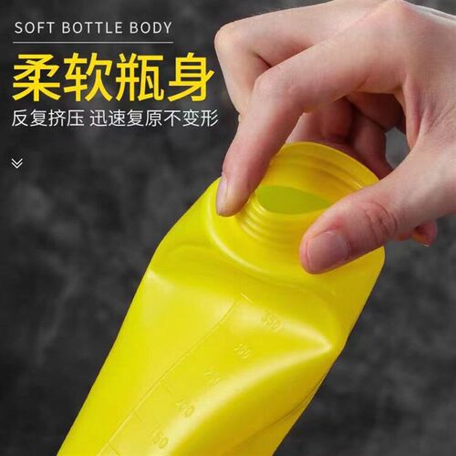 Transparent Squeeze Sauce Bottle Sauce Bottle Tomato Salsa B