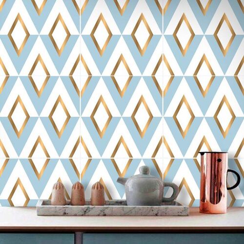 Waterproof Marble Self Adhesive wallpaper PVC Tile stickers