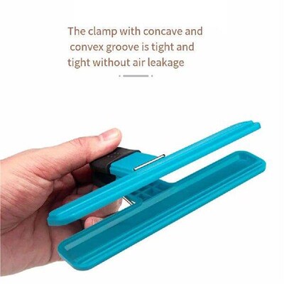 6Pcs Plastic Large Food Bag Clips 2 Sizes 3 Colors Heavy