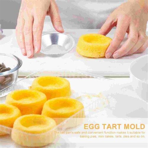 25 Pcs Mini Pie Bakeware Baking Cups Aluminum Alloy Tart