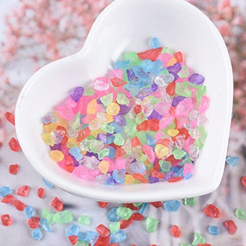 Beach Glass Beads DIY Crystal Epoxy Filler V Glue Insert Cry