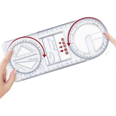 Multifunctional Ruler Student Activity Set Square Geometry S