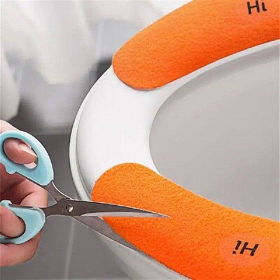 Household Bathroom Lavatory Cover Set Pedestal Cartoon WC