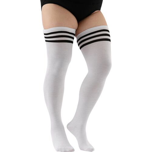 Fat Sister Plus Size Plus Fat Stockings Knee Socks Tton 90.0