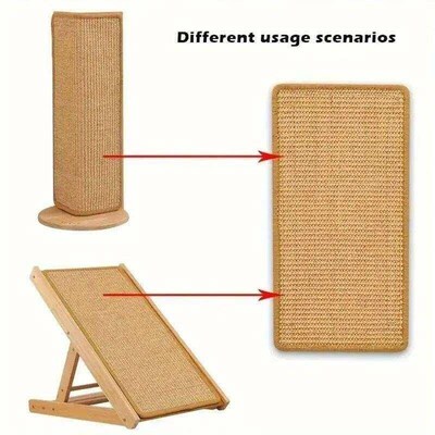 Natural Sisal Cat Scratcher Mat Cat Scratch Mats Horizontal