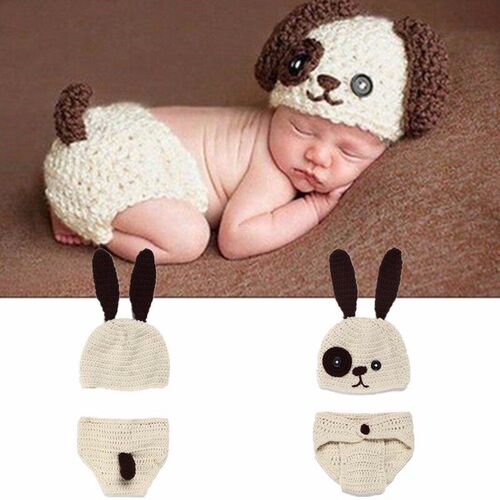 14 Types Crochet Knitted Newborn Photography Props Photo Acc