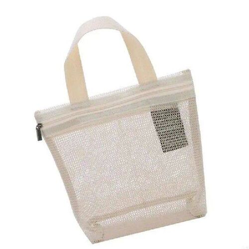 F19B Portable Mesh Bath Organizers Bag With Fast Draining