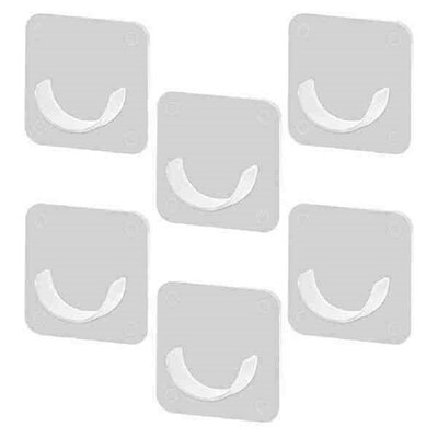 Nail-Free Pole Bracket Shower Curtain Racks Rod Holders