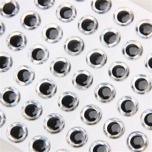 100pcs/set Fish Eyes 3D Fishing Lure Eyes Mixed Color Fly