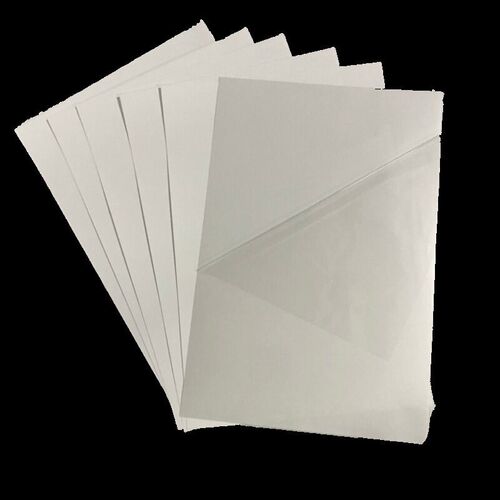 A4 size RC photo paper sticker sheets with Clear Pet release