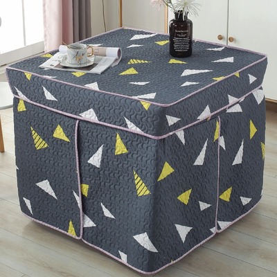 烤火罩电炉罩新款正方形取暖炉加厚保暖烤火桌子罩麻将机罩布