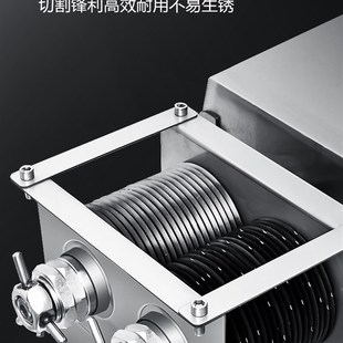 德玛仕绞肉机商用灌肠碎肉锯骨机切肉切菜机切丝机切片机QPJ-100S