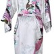 Bride Bridesmaid Robe Silk Bathrobe Wedding Floral Sho Satin