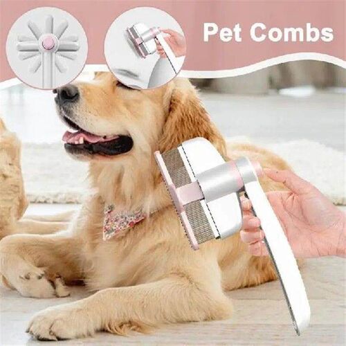 Pet Hair Comb Rotation Design Cat Grooming Brush For
