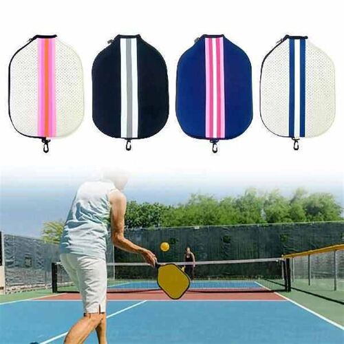 Pickleball Paddle Cover,Zipper Waterproof Neoprene Sleeve