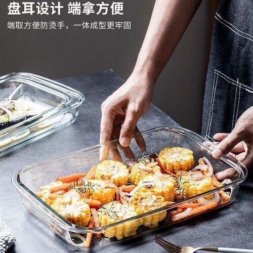 plates dish glass heat resistant baking oven microwave