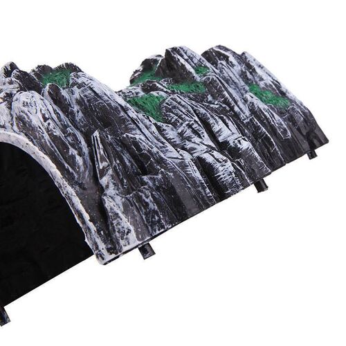 1pc Plastic Rockery Tunnel Track Train Slot 1:87 Scale Model