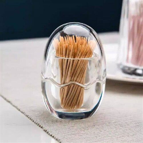Toothpick Box Thickened Acrylic Transparent Square Portable