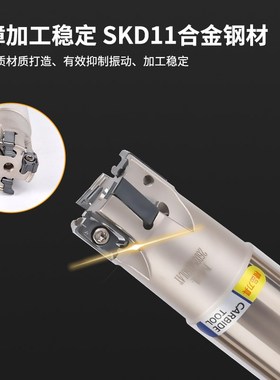 M侧铣内冷铣刀杆通装肯纳LNMU1108高精抗震加硬飞刀杆 大切深