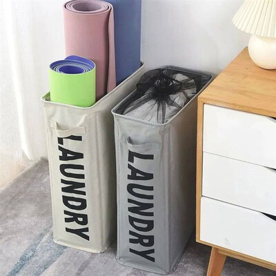 Yoga Organizer Basket Rolling Laundry Basket with Wheels Fol