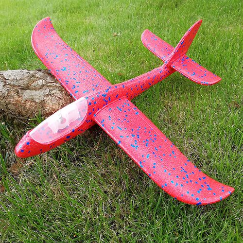 Kids DIY Airplane Model Hand Throw Flying Glider Plane Foam