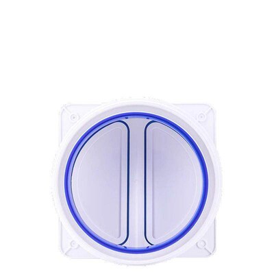 One-way variable diameter smoke exhaust valve for ducts and
