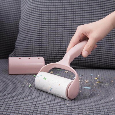 lint dust hair remover cloth sticky roller brush cleaner
