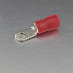 冷压铜端子OT线鼻子圆型线耳 端头 RV8 S紫铜圆形预绝缘接线端子