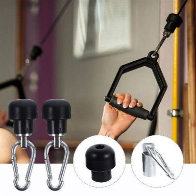 2 Sets Steel Wire Rope Terminal Adapter Snap Hook