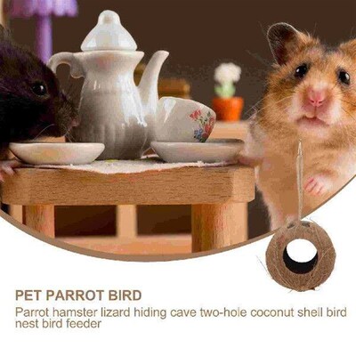Coconut Hideout House Birds Sleeping Nest Natural Cave