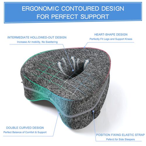 Orthopedic Pillow for Sleeping Memory Foam Leg Pillows 腿枕