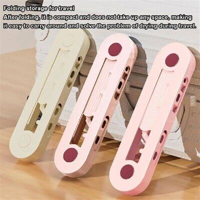 Folding Clothes Drying Rack Travel Hangers Foldable Hangers