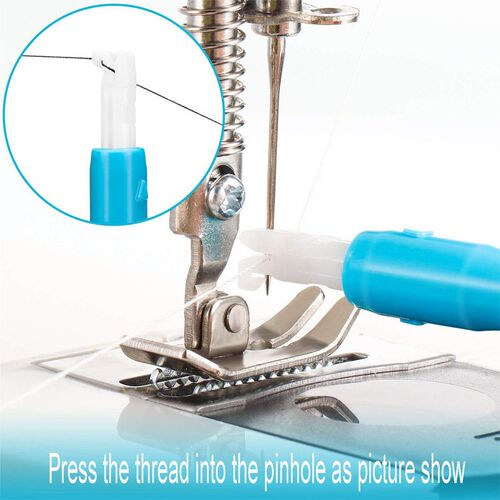 Sewing Machine Needle Threader Stitch Insertion Tool Automat