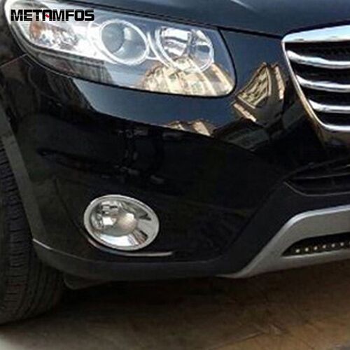 For Hyundai Santa Fe 2010 2011 2012 Chrome Front Head Fog Li