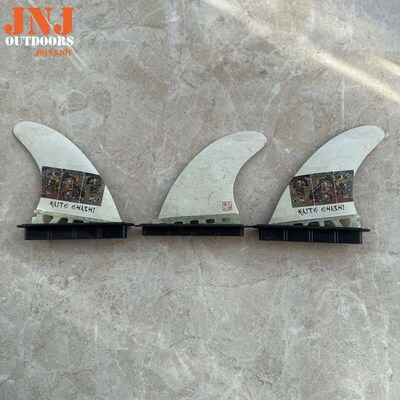 Fiberglass Tri Surfboard Fins 2+1 4.55 4.75 And 4.45inch Thr