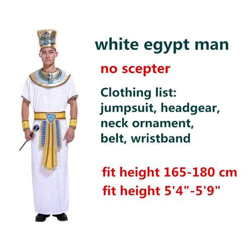 Carnival Kids Egypt Cosplay Costume King Pharaoh Adult Nile