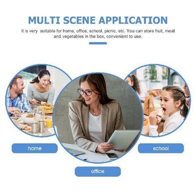 10 Sets Packed Lunch Box Khaki Food Boxes Office Takeout