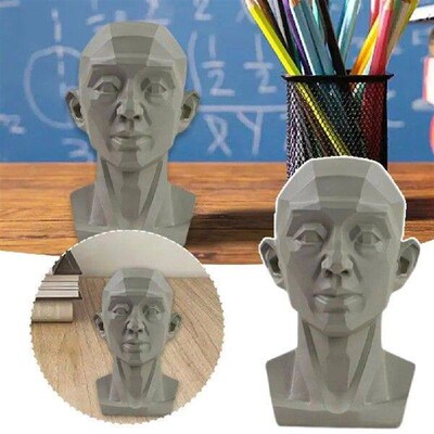 Art Plaster Head Teaching Aids Simulation Head Classroom