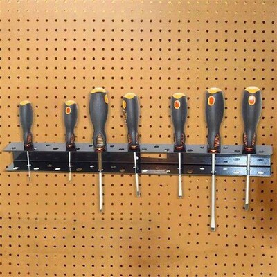 Screwdriver Rack Wall Mount Workshop Hand Tool Organizers