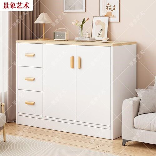 Bucket cabinet Modern home bedroom bed end storage cabinet l