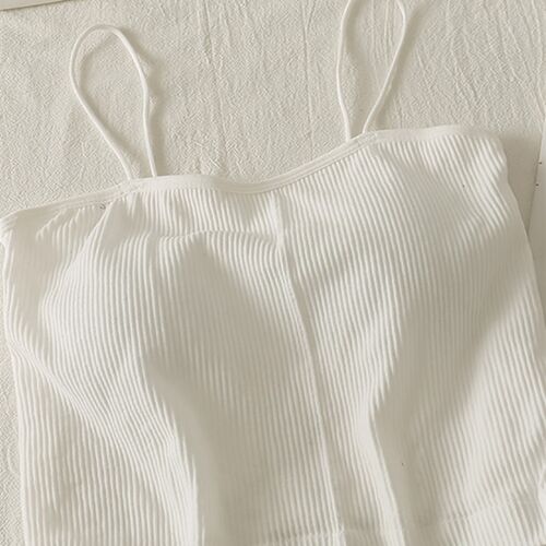 Heliar ops Women 2022 Cotton Basic Crop ops Strapy Padded Br