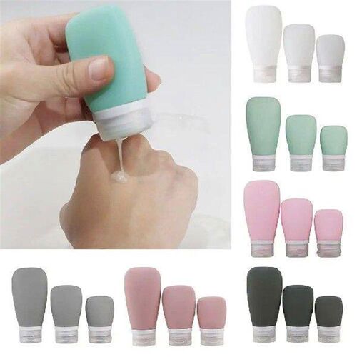 Silicone Travel Toiletry Bottles Refillable 30/60/90ml
