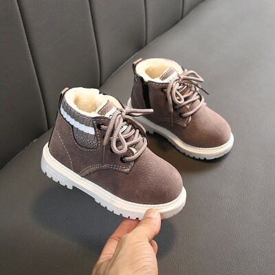 Children Casual Shoes Autumn Winter Snow Boots Boys Shoes Fa