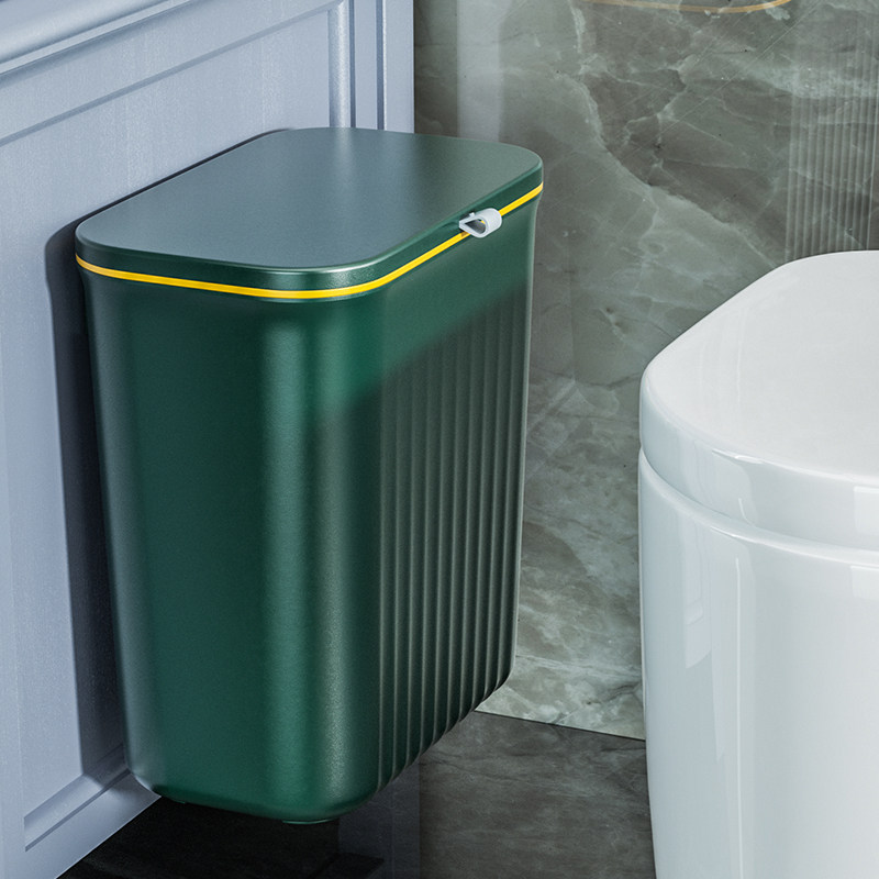 垃圾桶卫生间厕所洗手间家用带盖翻盖壁挂式客厅卧室便纸篓专用桶