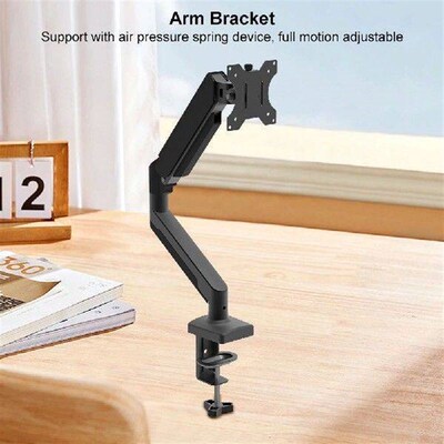 Single Monitor Arm Adjustable Gas Spring Single Monitor