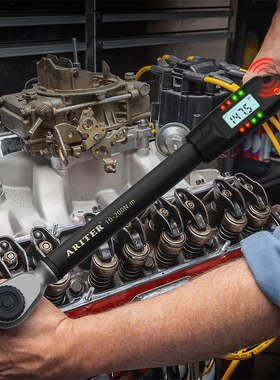 RITER电子数显扭力扳手高精度可调式可换头活动头数显扭力扳手